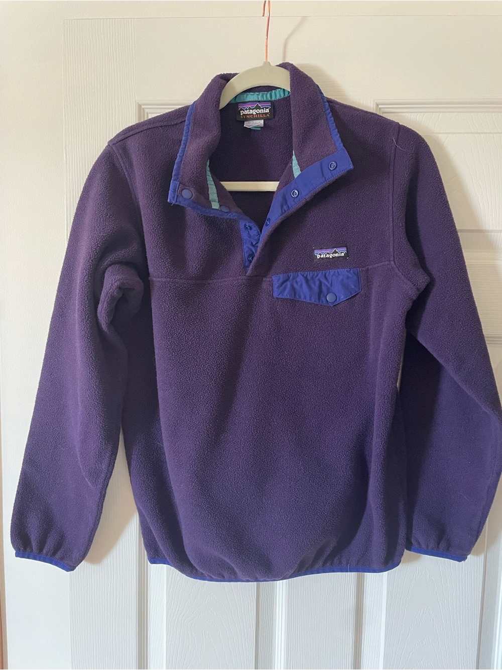 Patagonia Wome Lightweight Pullover Fleece Jacket - Purple